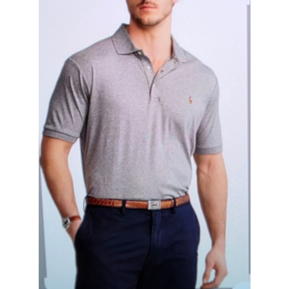 Ralph Lauren Light Gray Polo Shirt